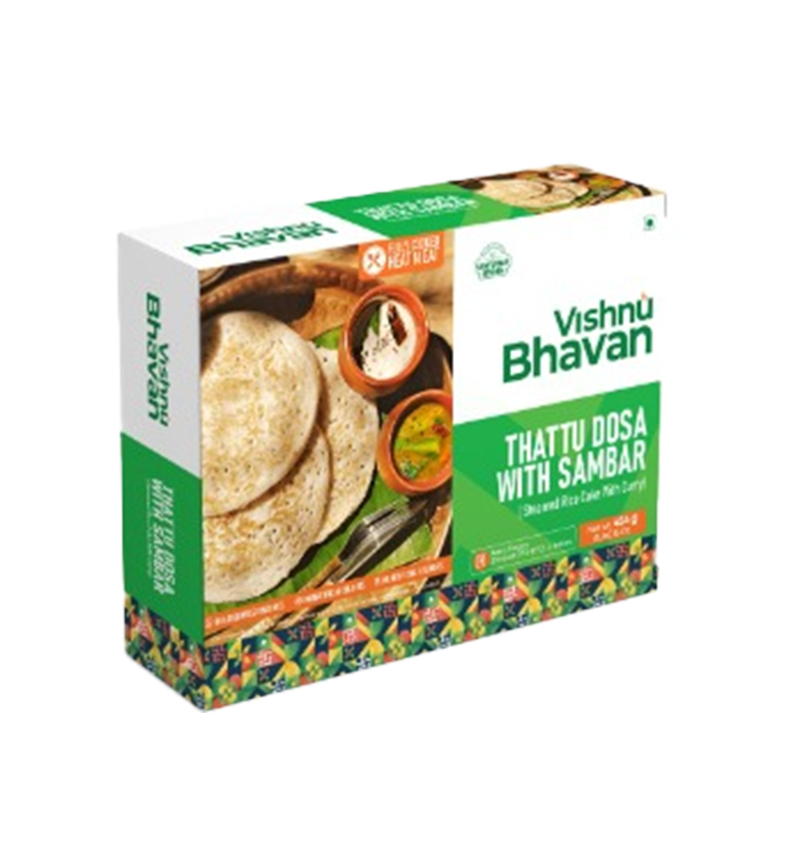 Thattu Dosa with Sambar