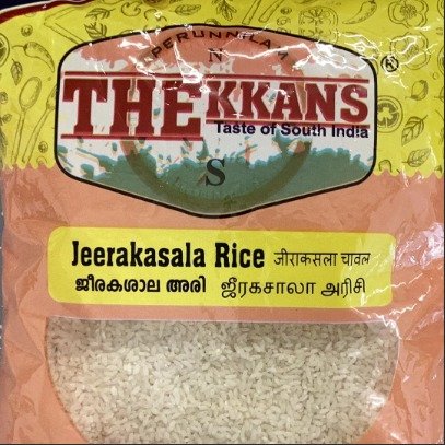 Jeerakasala Rice