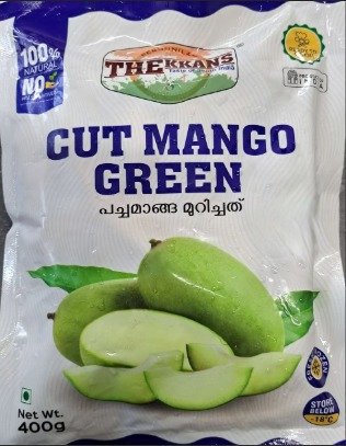 Cut Mango Green Peeled